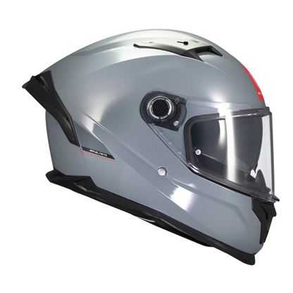 Casco MT Helmets Braker SV Solid A12 Gris Brillo