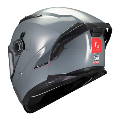 Casco MT Helmets Braker SV Solid A12 Gris Brillo