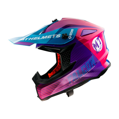 casco motocross mujer lado