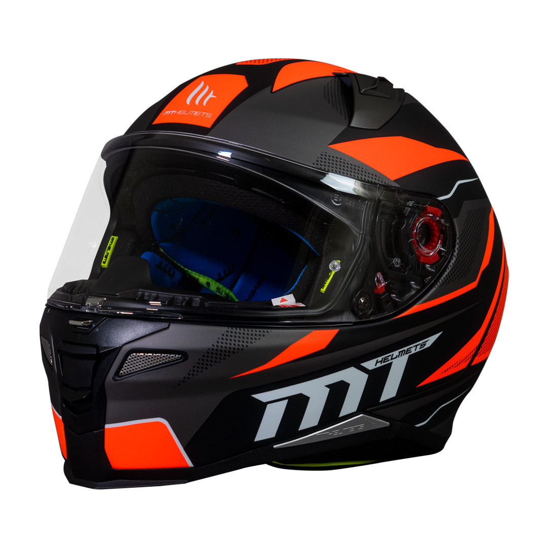 Casco de Moto MT Helmets Revenge 2 MTFOUNDATION C1 Negro Mate+ Mica Dark de regalo