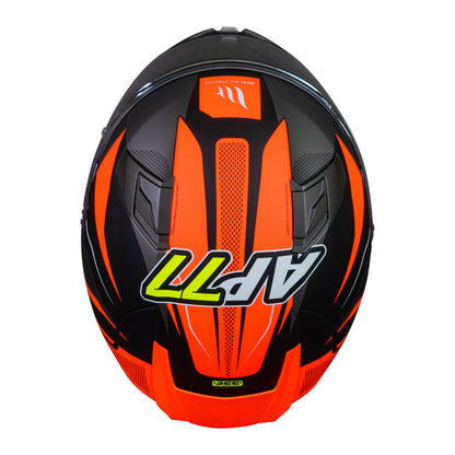 Casco de Moto MT Helmets Revenge 2 MTFOUNDATION C1 Negro Mate+ Mica Dark de regalo