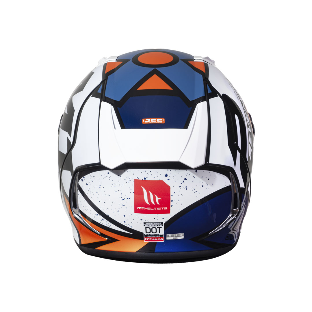 Casco de Moto MT Helmets - Revenge 2 S Light B0 Perla Brillo