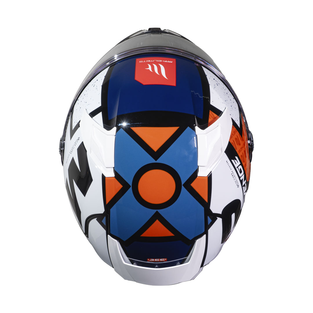 Casco de Moto MT Helmets - Revenge 2 S Light B0 Perla Brillo