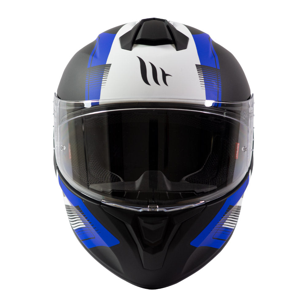 Casco de Moto MT Helmets Targo IVY D7 Azul Mate
