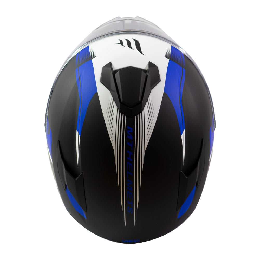 Casco de Moto MT Helmets Targo IVY D7 Azul Mate