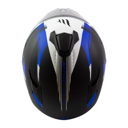 Casco de Moto MT Helmets Targo IVY D7 Azul Mate