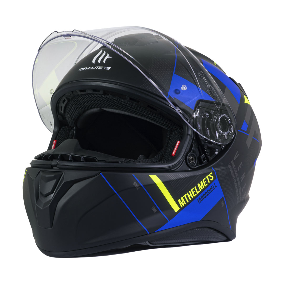 Casco de Moto MT Helmets Targo Veneris A1 Azul Mate