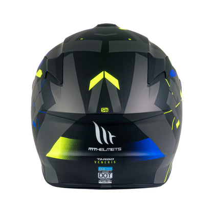 Casco de Moto MT Helmets Targo Veneris A1 Azul Mate