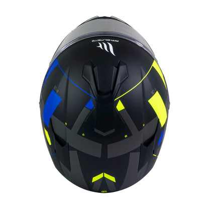 Casco de Moto MT Helmets Targo Veneris A1 Azul Mate