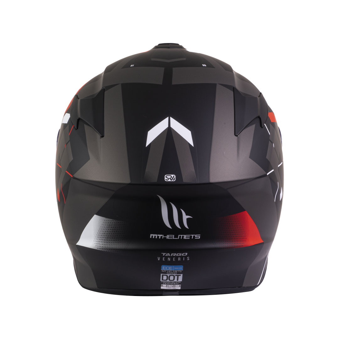 Casco de Moto MT Helmets Targo Veneris A4 Rojo Mate