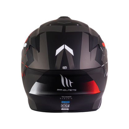Casco de Moto MT Helmets Targo Veneris A4 Rojo Mate