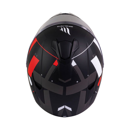 Casco de Moto MT Helmets Targo Veneris A4 Rojo Mate
