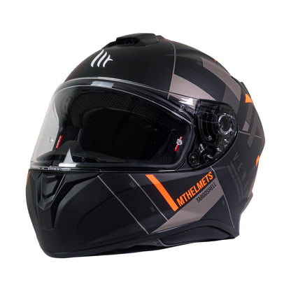 Casco de Moto MT Helmets Targo Veneris B4 Gris Mate