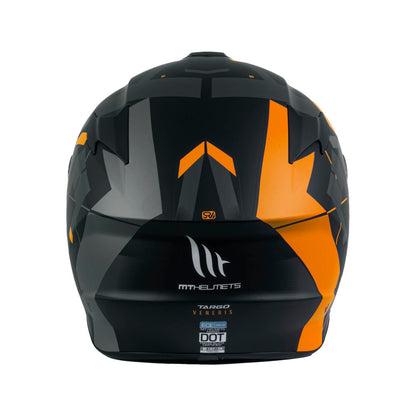 Casco de Moto MT Helmets Targo Veneris B4 Gris Mate