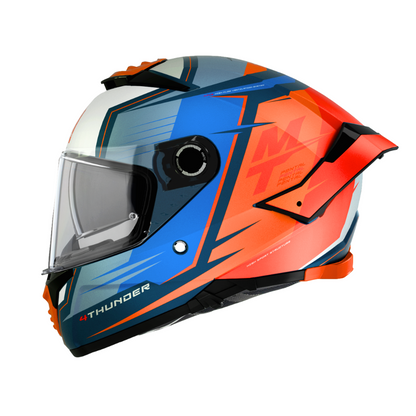 Casco MT Helmets Thunder 4 SV Pental B4 Naranja Perla