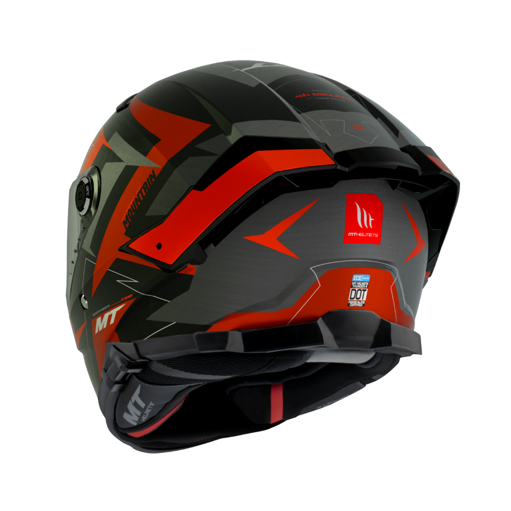 Casco MT Helmets Thunder 4 SV  Mountain C5 Rojo Mate+ Pinlock Incluido