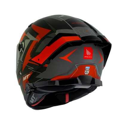 Casco MT Helmets Thunder 4 SV  Mountain C5 Rojo Mate+ Pinlock Incluido