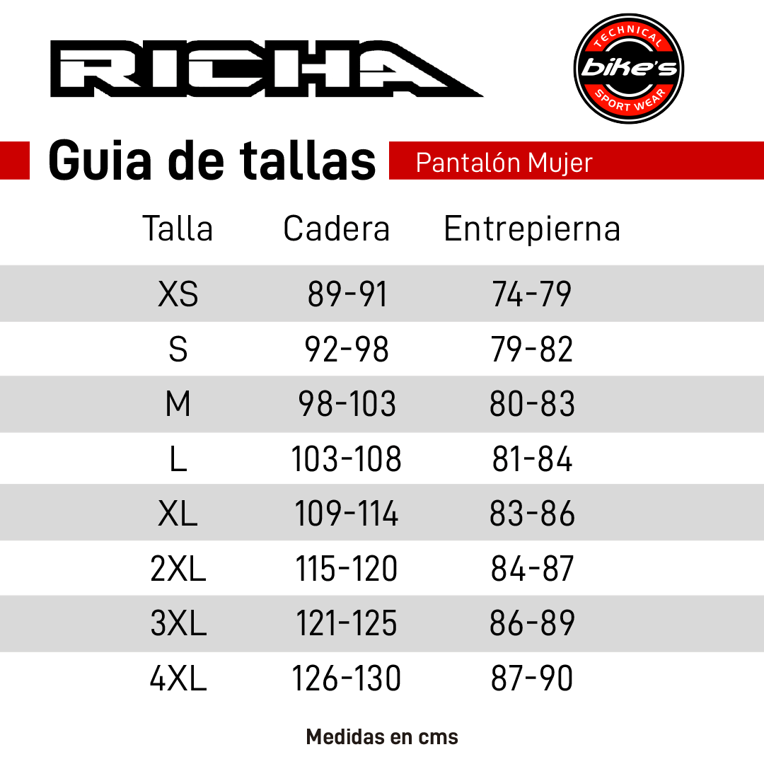 Richa Pantalon Denver Lady Black - Mujer