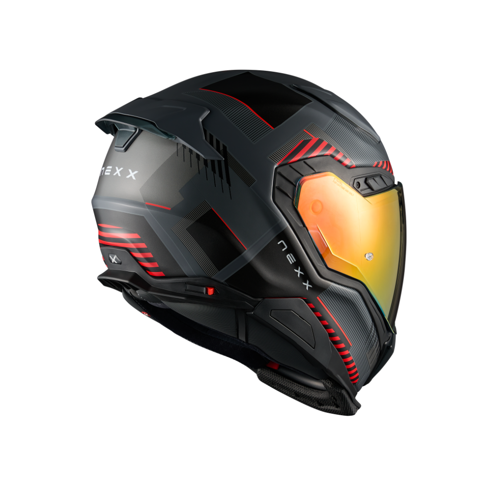 Casco Nexx x.wst3 FLUENCE GREY RED