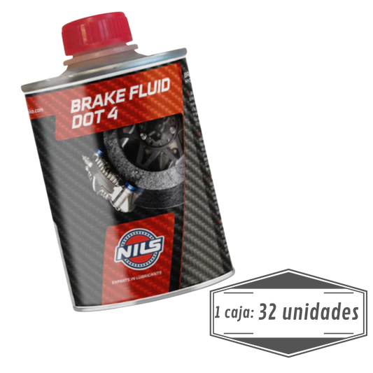Líquido de Frenos Moto NILS DOT 4 250ml - Caja 32 Unids