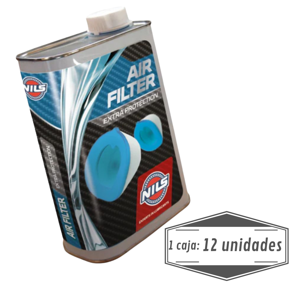 Aceite para Filtro de Aire Moto NILS 1L - Caja 12 Unids