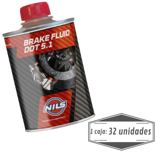 Líquido de Frenos Moto NILS DOT 5.1 250ml - Caja 32 Unids