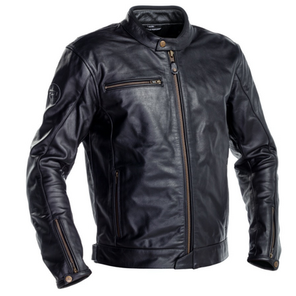 chaqueta cuero moto hombre