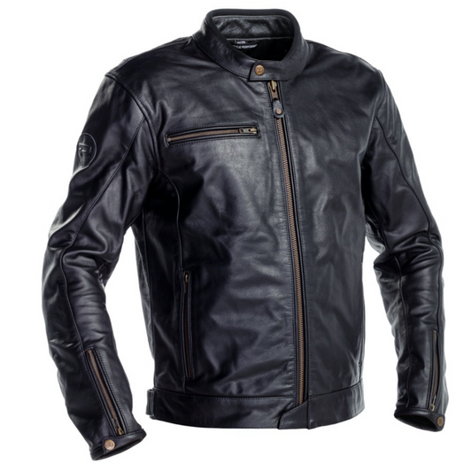 chaqueta cuero moto hombre