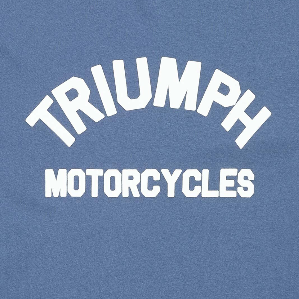 Polera Triumph Burnham Powder Azul