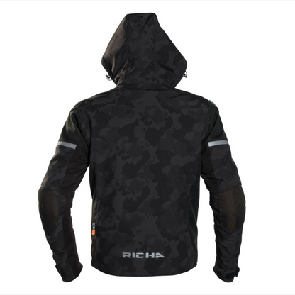 chaqueta moto gorro