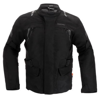 Chaqueta para Moto Richa Phantom 3 Black- Hombre