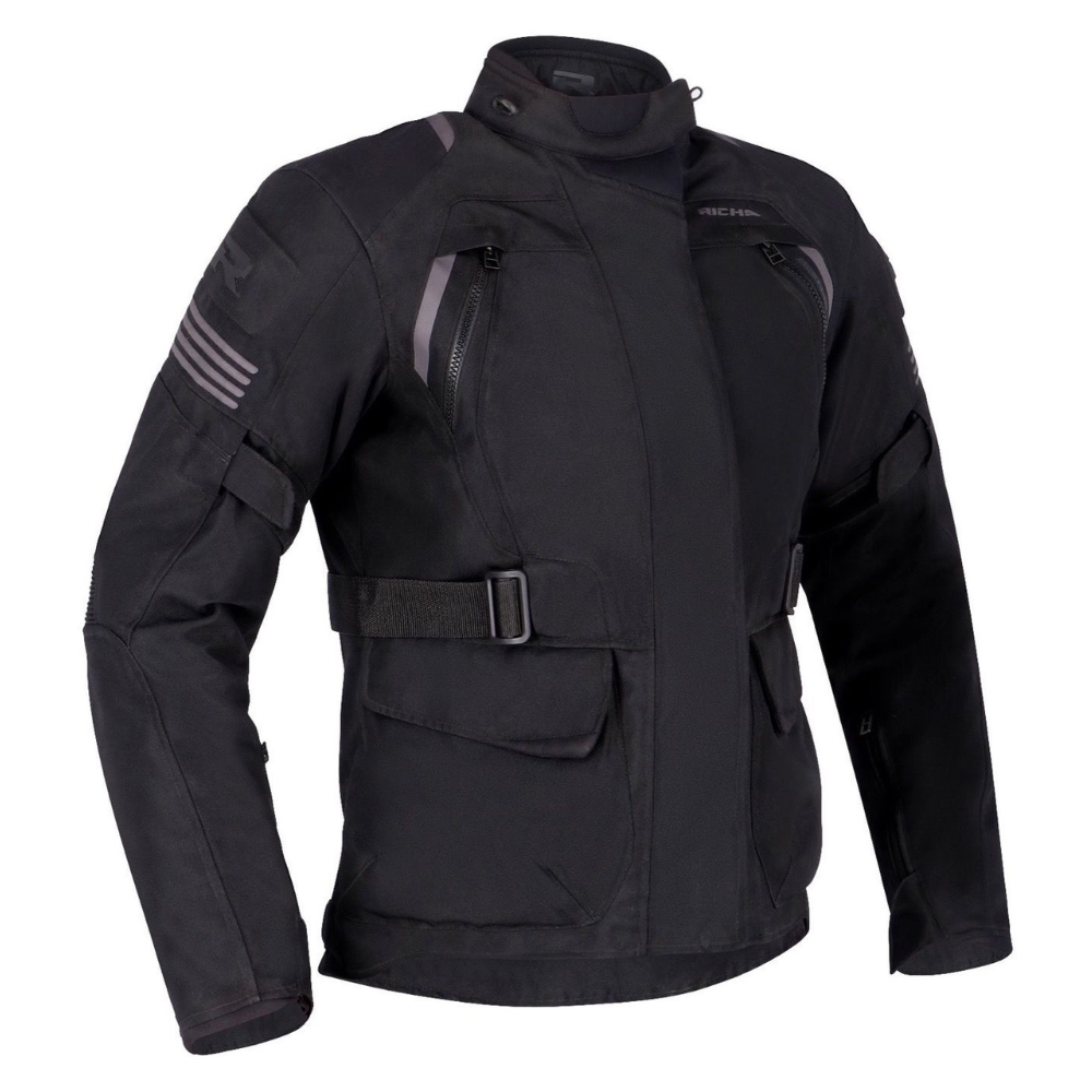Chaqueta para Moto Richa Phantom 3 Black- Mujer