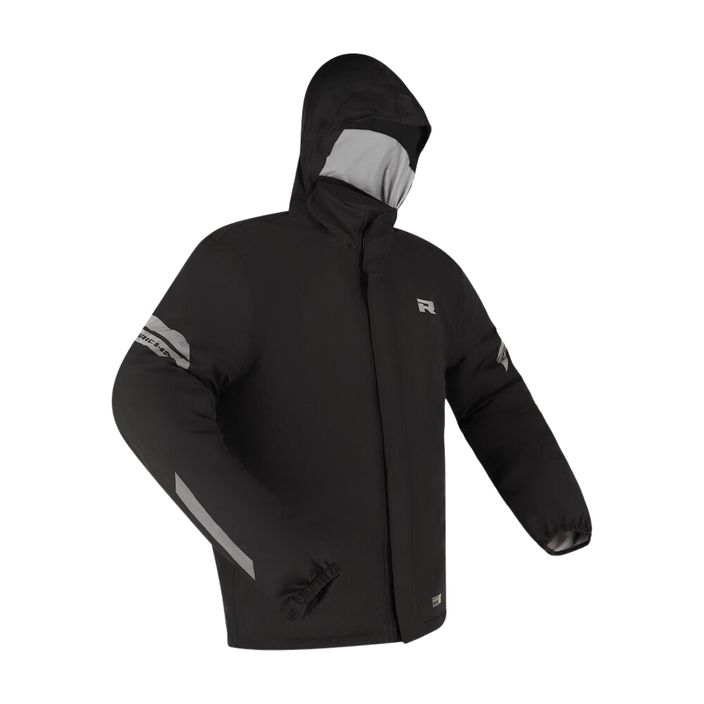 Traje de Agua Rain Stretch 2L Hoodie Richa Negro - Hombre
