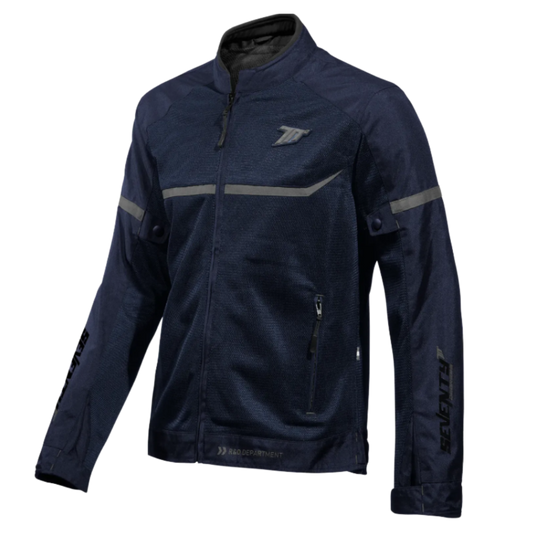 Chaqueta para Moto Seventy SD-JR301 Mojave Urban Hombre Azul Marino