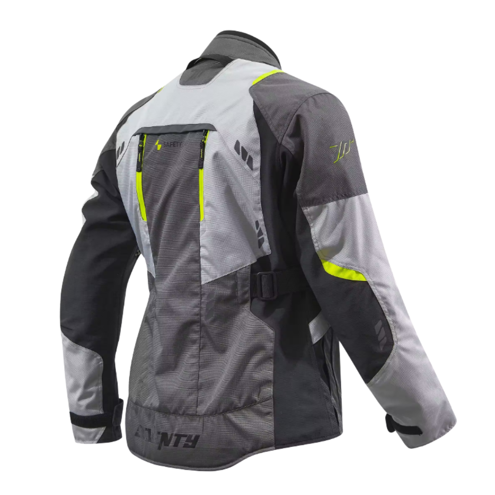 Chaqueta para Moto Seventy SD-JT67 Tanami Touring Negro/Gris/Amarillo Fluor Hombre
