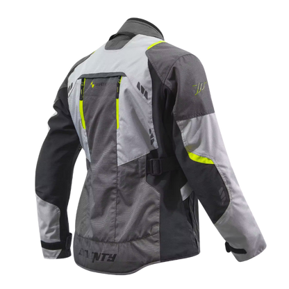 Chaqueta para Moto Seventy SD-JT67 Tanami Touring Negro/Gris/Amarillo Fluor Hombre