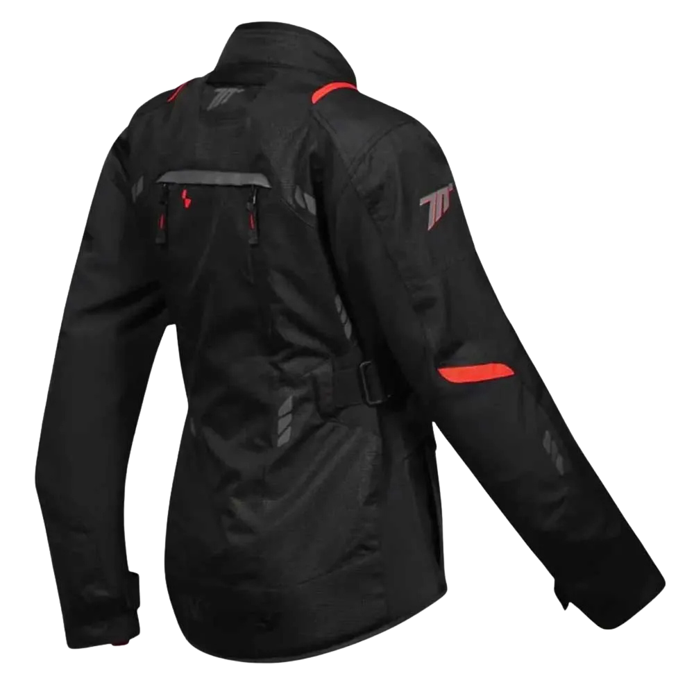 Chaqueta para Moto Mujer Seventy SD-JT69 Tanami Touring Negro/Rojo