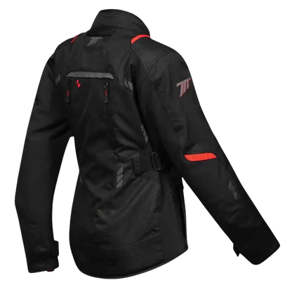 Chaqueta para Moto Mujer Seventy SD-JT69 Tanami Touring Negro/Rojo