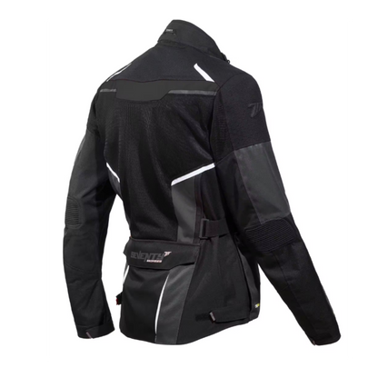 Chaqueta para Moto Seventy SD-JT70 Atacama Touring Hombre Negro/Gris/Blanco