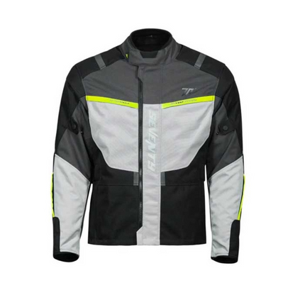 Chaqueta para Moto Seventy SD-JT83 Tonale Touring Hombre Amarillo Fluor