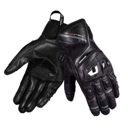 Guante para Moto Seventy SD-N30 Mugello Touring Negro/Gris Fluor Hombre