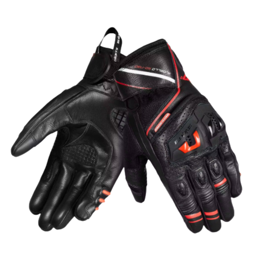 Guante para Moto Seventy SD-N30 Mugello Touring Negro/Rojo Hombre