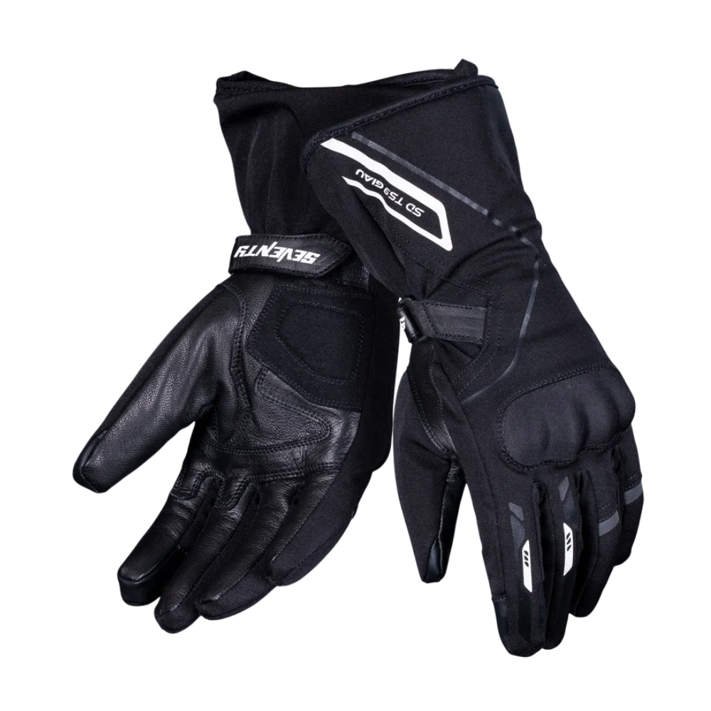 Guantes de Moto Seventy SD-T57 Giau para Hombre Negro/Blanco
