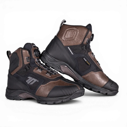 Bota de Moto Seventy Stelvio SD-BA7 Baja Negro/Marron
