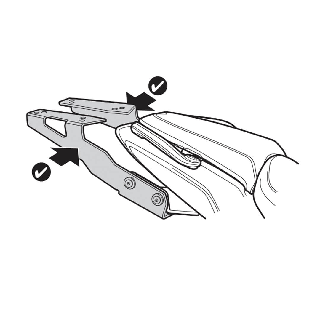 Shad Anclaje Topcase Benelli BN 251