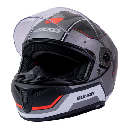 Casco de Moto Axxis Draken S Sonar B15 Rojo