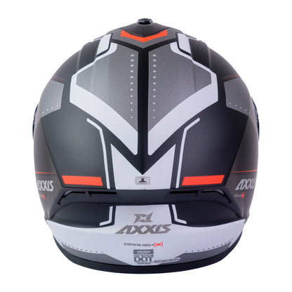 Casco de Moto Axxis Draken S Sonar B15 Rojo