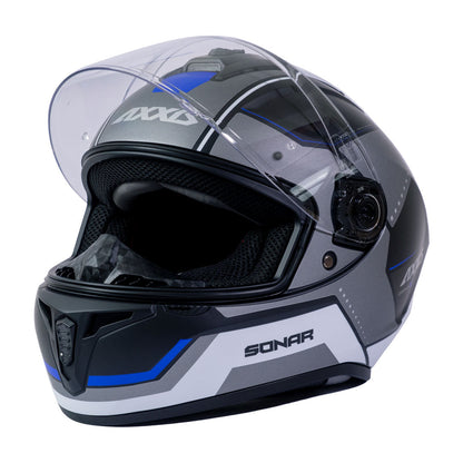 Casco de Moto Axxis Draken S Sonar B17 Azul