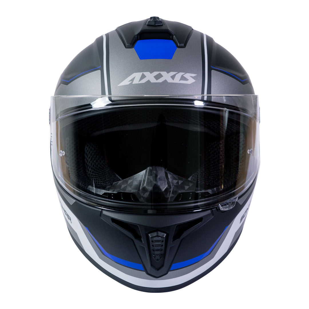 Casco de Moto Axxis Draken S Sonar B17 Azul
