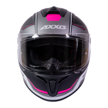 Casco de Moto Axxis Draken S Sonar B18 Rosa Mate